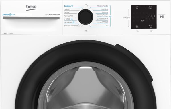 LAVADORA BEKO BM3WFT3821WB 8KG 1200RPM CLASE A