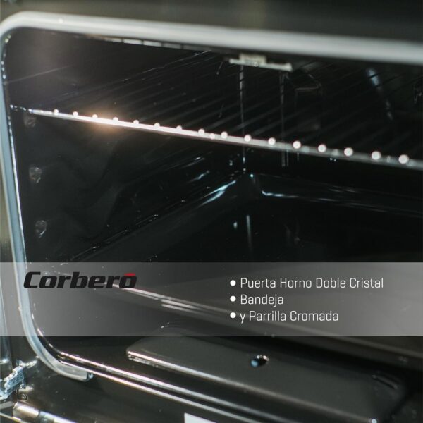 COCINA CORBERO CCSF60420BX 60X63 4F INOX BUTANO