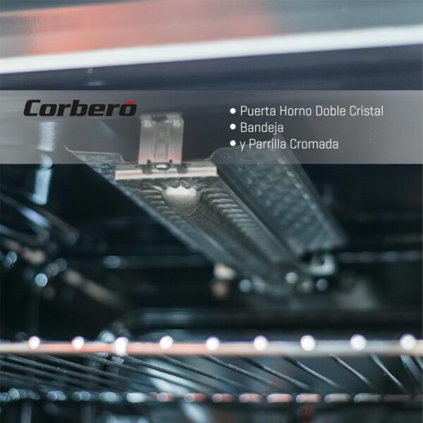 COCINA CORBERO CCSF60420BW 60x63 4F BUTANO