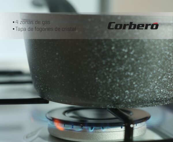 COCINA CORBERO CCSF60420BW 60x63 4F BUTANO