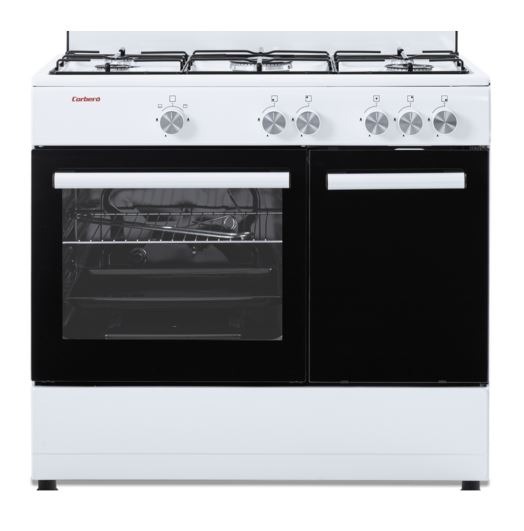 COCINA CORBERO CC510GB90W 90X60 5FUEGOS BUTANO