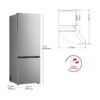 COMBI LG GBBW322DPY NF 203X70 D INOX